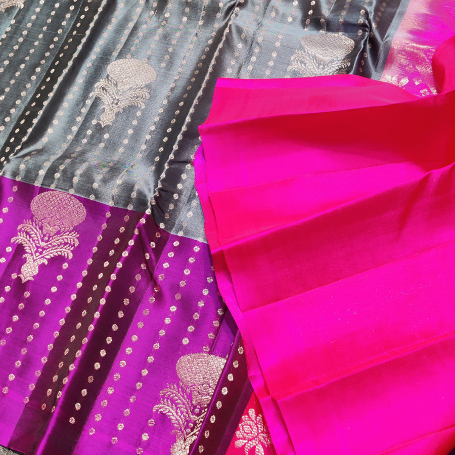 Lightweight Pattu Scurt Border Saree - LWP2093