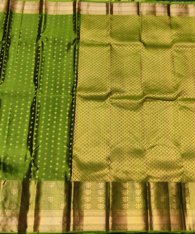 Kanchi pure vintage silk Saree - KMP3010