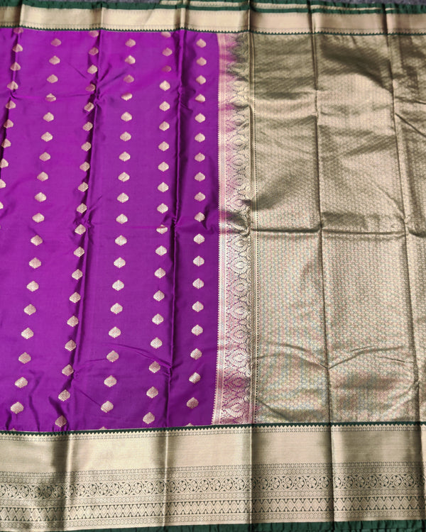 Kanchi semi vintage silk Saree -KS20 alternate view