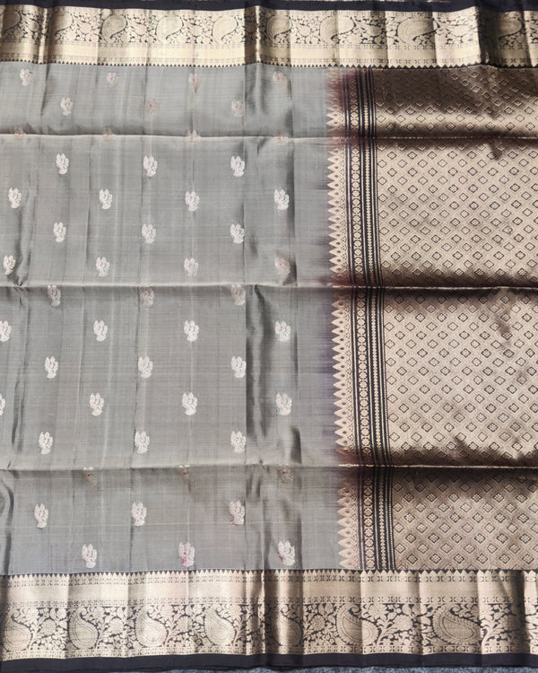 Kanchi Meenakari Handloom Lightweight Pure Silk Saree – KMP257 alternate view