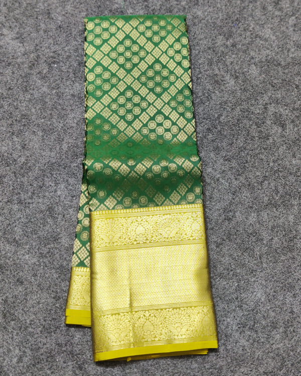 Kanchi pure Bridal wear saree @40% Off - KMP2007
