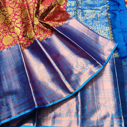 Kanchi Pattu Half Fine Brocade - SP49