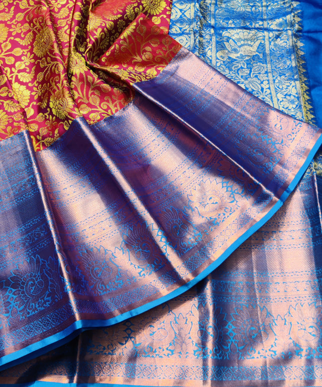 Kanchi Pattu Half Fine Brocade - SP49
