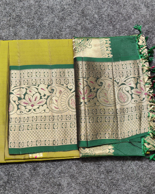 Meenakari kanchi lightweight pattu Saree - KMP134