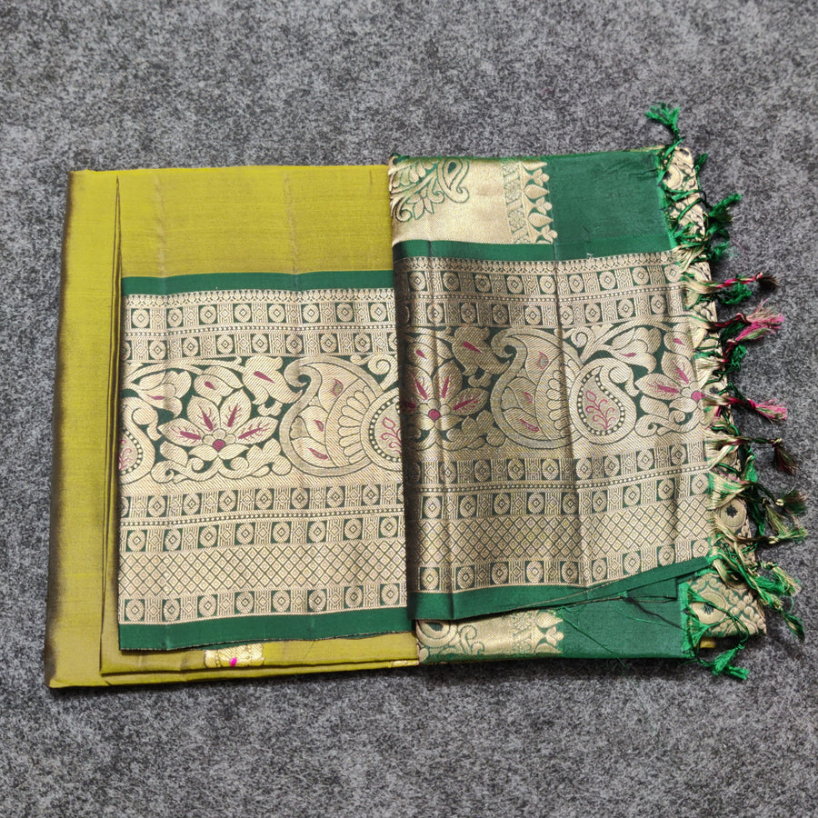 Meenakari kanchi lightweight pattu Saree - KMP134