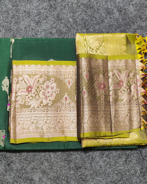 Meenakari kanchi lightweight pattu Saree - KMP143