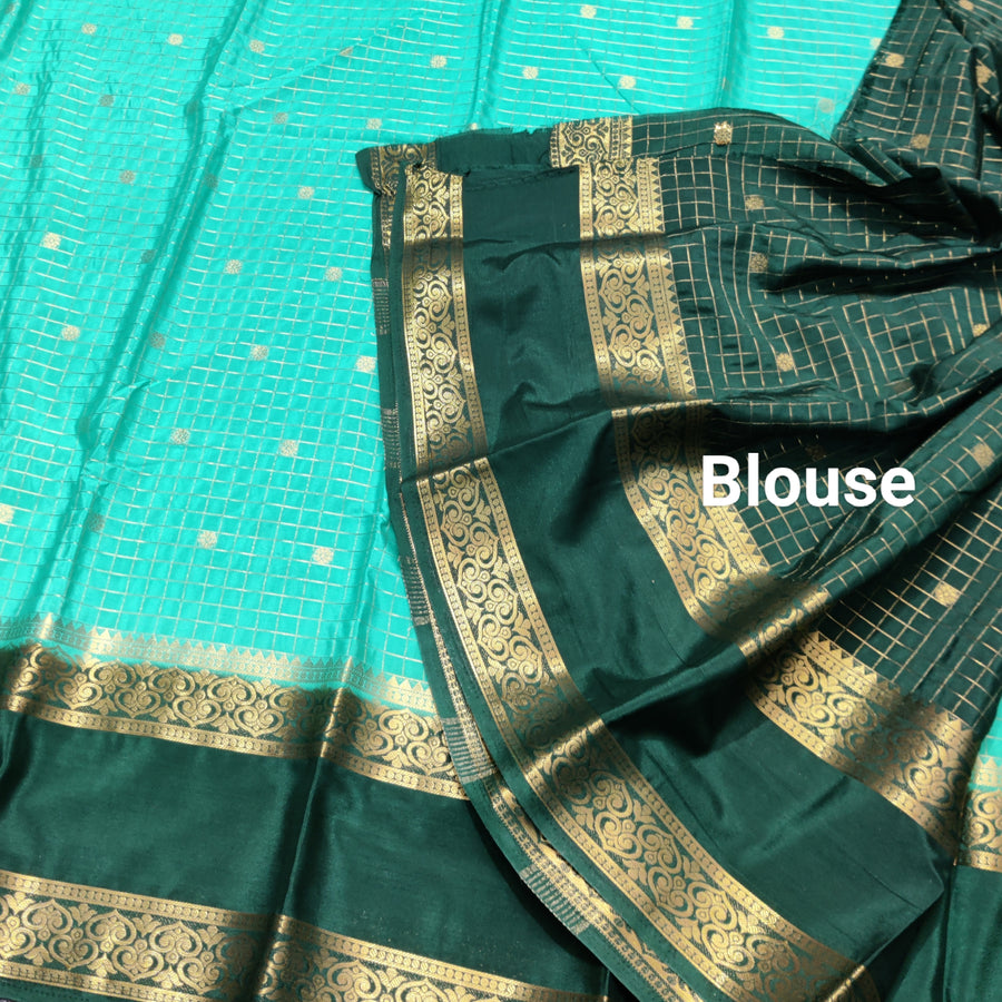 Semi crepe silk saree - SC17