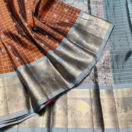 Kanchi Pure silk check - KMP2002