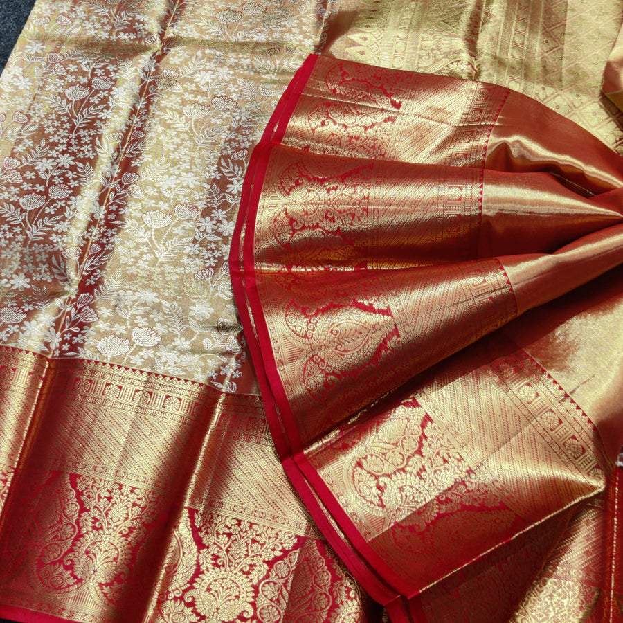 Kanchi Pattu Wedding Saree @35% Off -KMP61