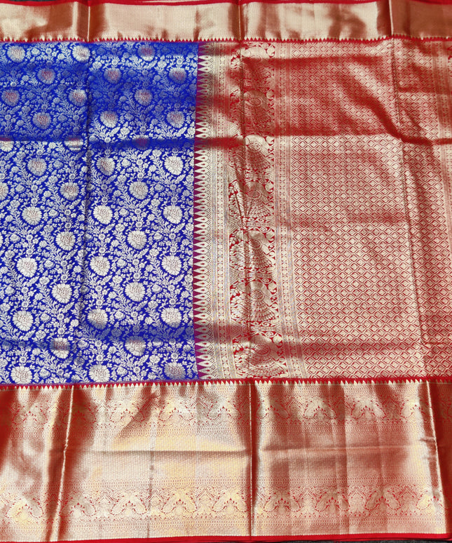 Kanchi pattu half fine Bridal Saree -HF260