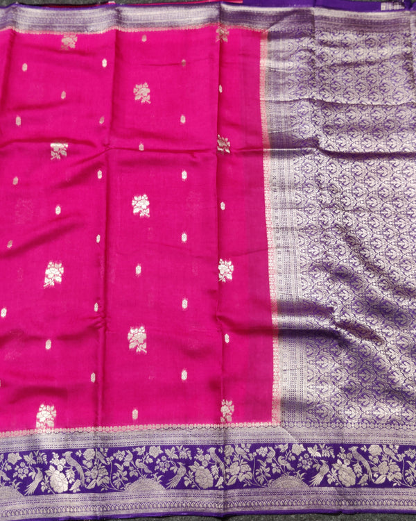Viscos silk saree -V03 alternate view
