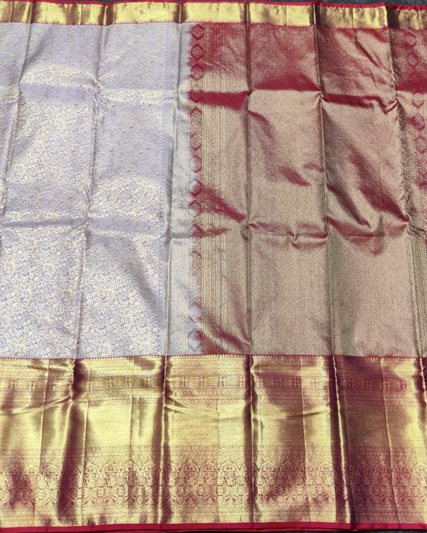 Kanchi pattu half fine bridal wear saree HF42 alternate view