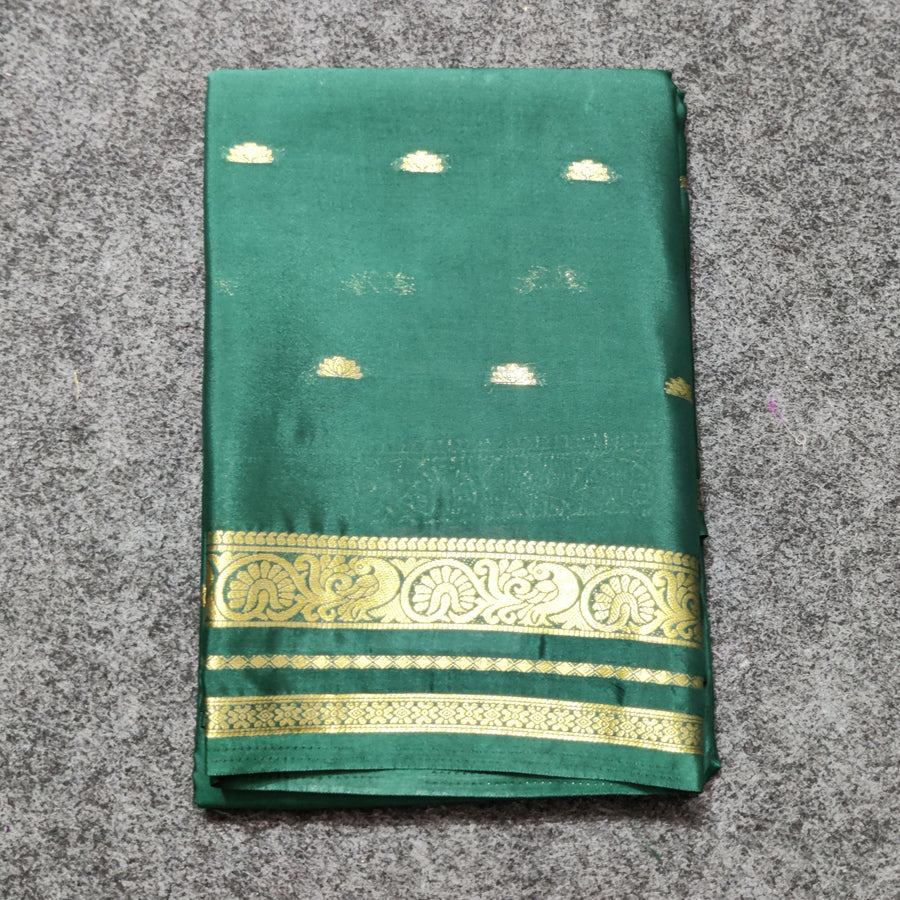 Mysore crepe semi silk saree - M08
