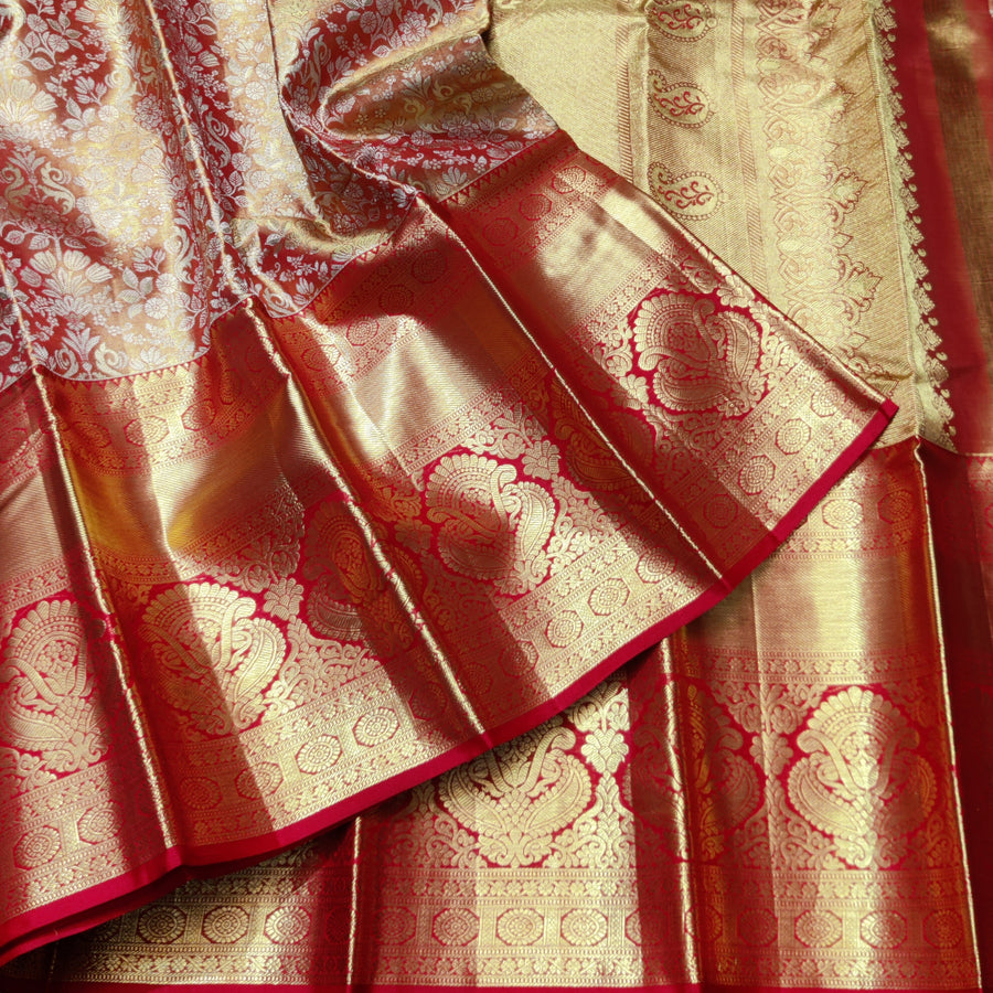 Kanchi Pattu Wedding Saree @35% Off -KMP62