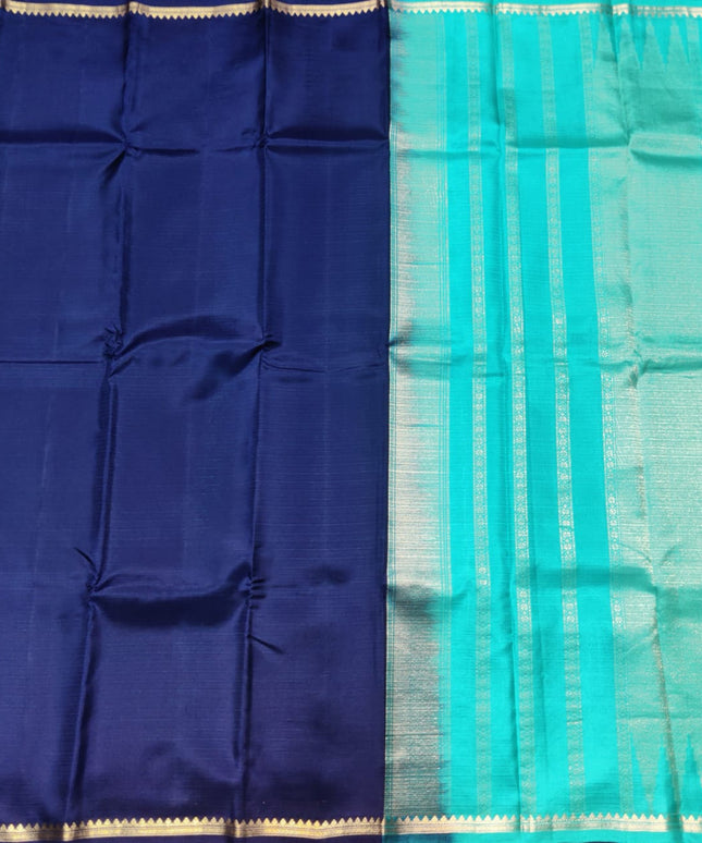 Kanchi pattu small border saree - KMP2029