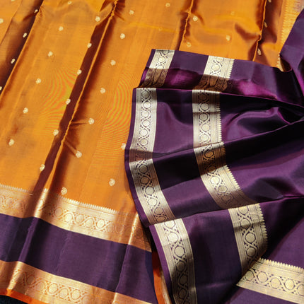 Rust kanjivaram Handloom  - KMP3100