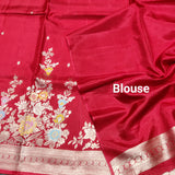 Crepe Banaras silk saree -BS09