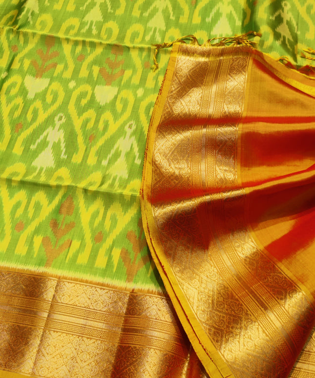 Ikkath Pure Silk Pattu Saree- IKT58