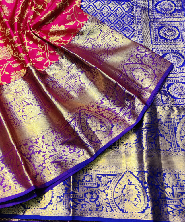 Kanchi pattu half fine Bridal Saree -HF282