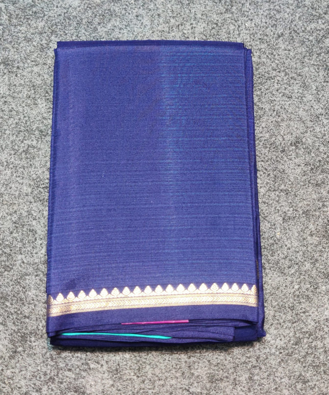 Kanchi pattu small border saree - KMP2029