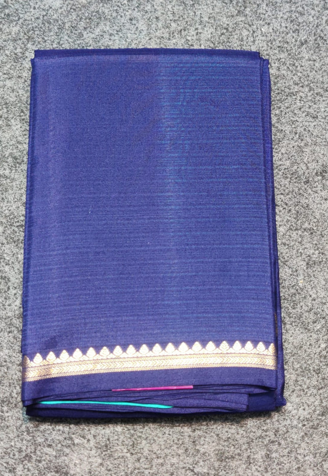 Kanchi pattu small border saree - KMP2029