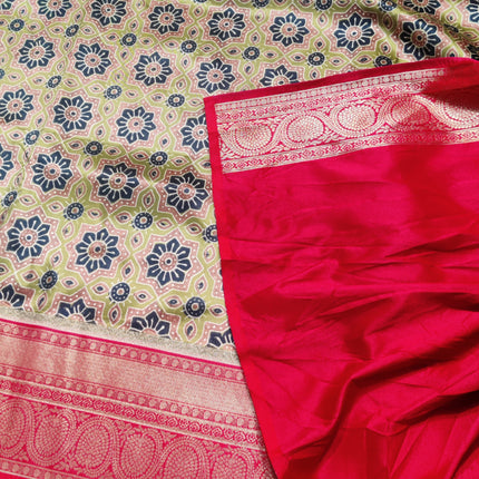 Kalamkari Silk saree - KM01