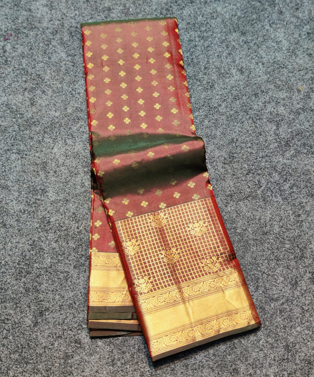 Kanchi pure vintage silk Saree - KMP2076