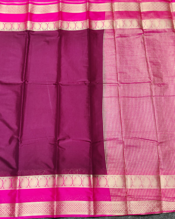 Mysore crepe semi silk saree - M23 alternate view