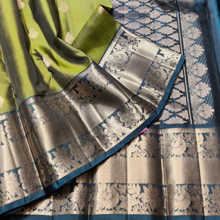 Kanchi Vintage Small border pattu - KMP167