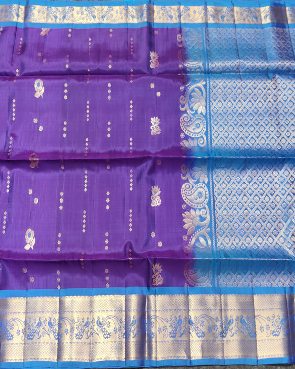 Meenakari kanchi lightweight pattu Saree - KMP132 alternate view