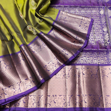 Meenakari kanchi lightweight pattu Saree - KMP3146