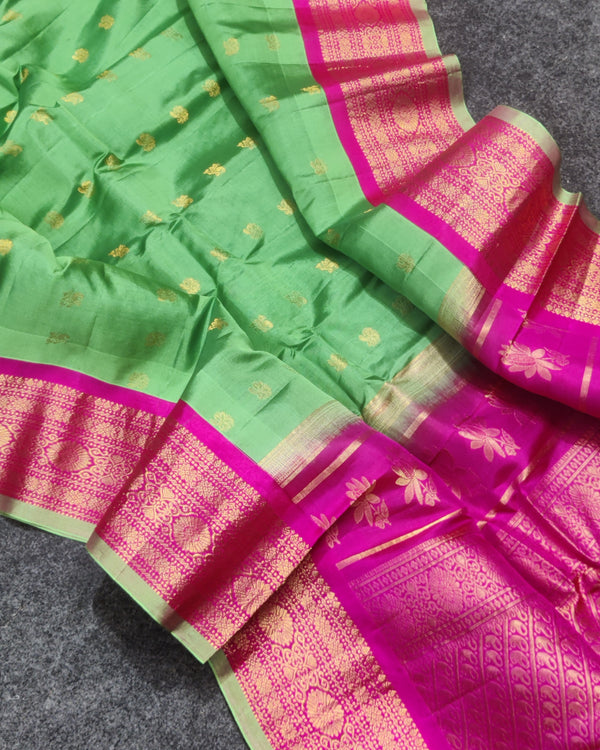 Gadwal Handloom Pure silk saree - GPS02