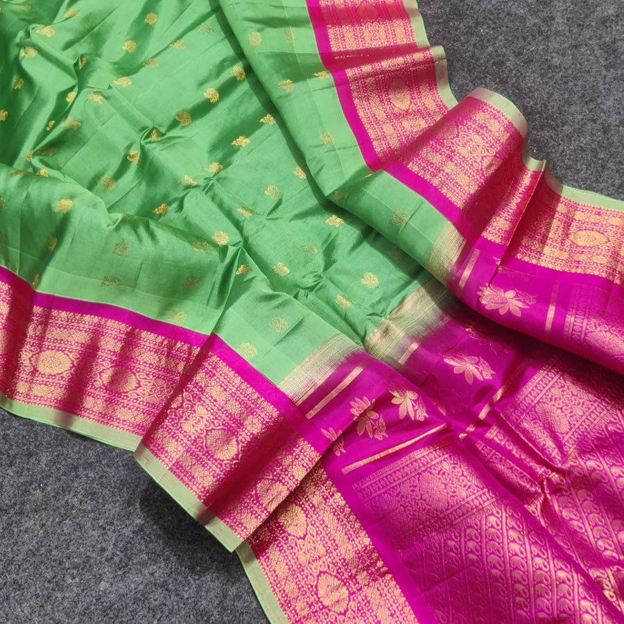 Gadwal Handloom Pure silk saree - GPS02