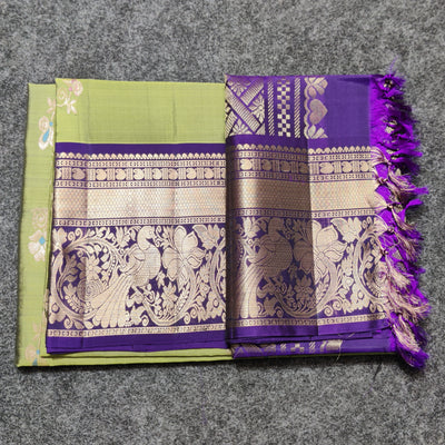 Meenakari kanchi lightweight pattu Saree - KMP17