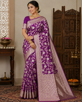 Banaras Katan Allover Meenakari - BRS43