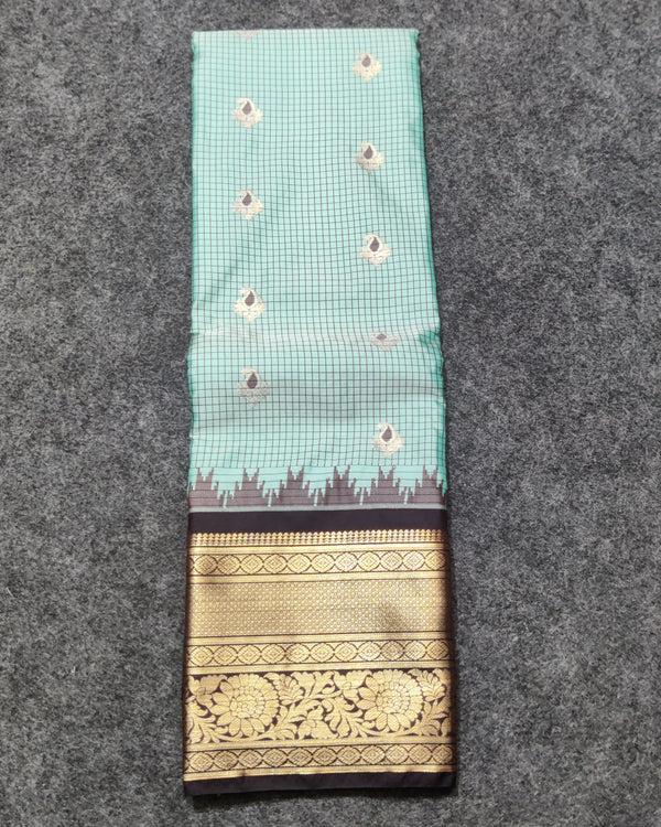 Gadwal Semi Silk Saree - GSM26