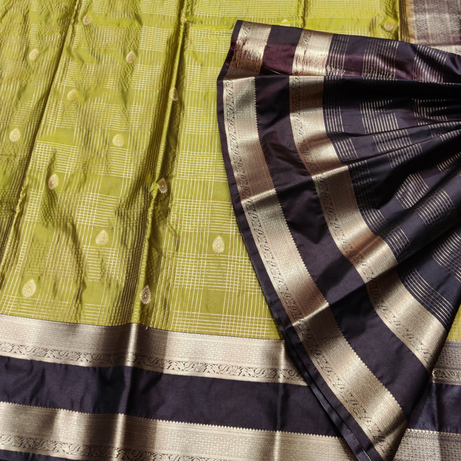 Kanchi semi vintage silk Saree -KS40