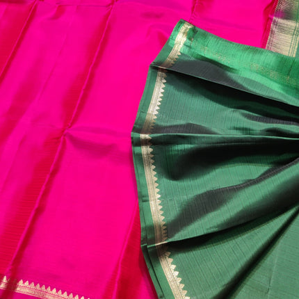 Kanchi pattu small border saree - KMP2028