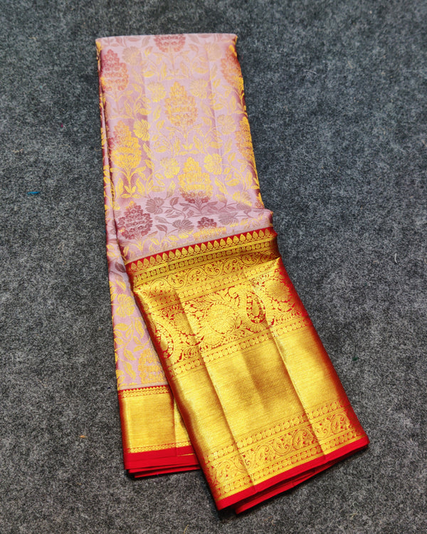 Kanchi Meenakari Brocade Pure handloom Silk Saree - KMP1641