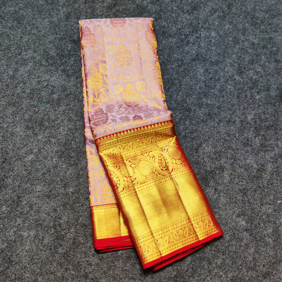 Kanchi Meenakari Brocade Pure handloom Silk Saree - KMP1641