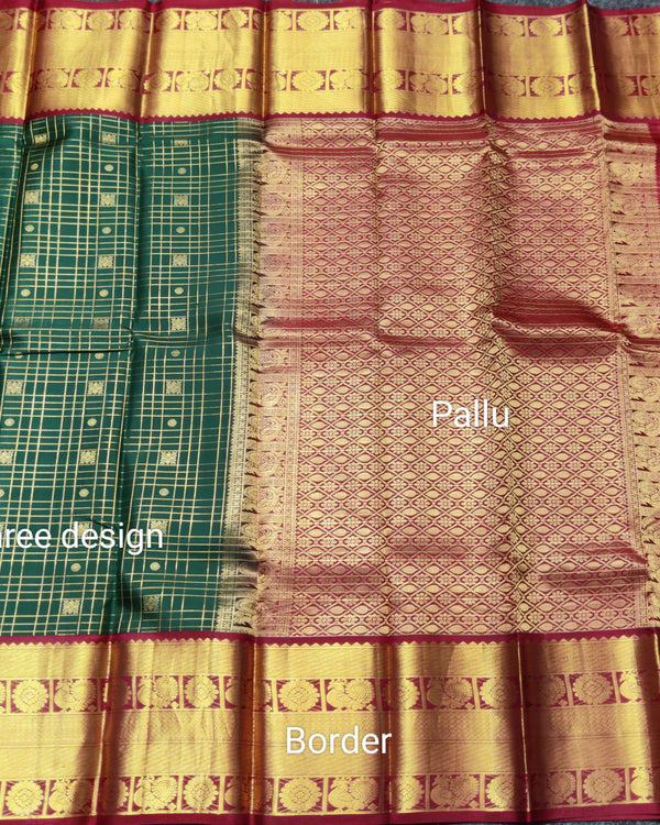 50% off Kanchi kuttu vintage Handloom saree - KMP89 alternate view