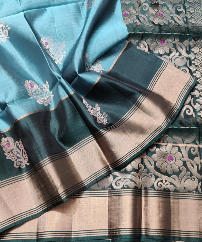 Lightweight pattu Scurt Border Saree - LWP152
