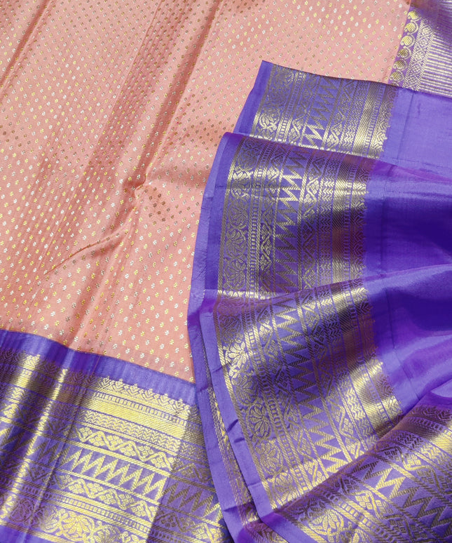 Kanchi pure kuttu border Saree - KMP1300