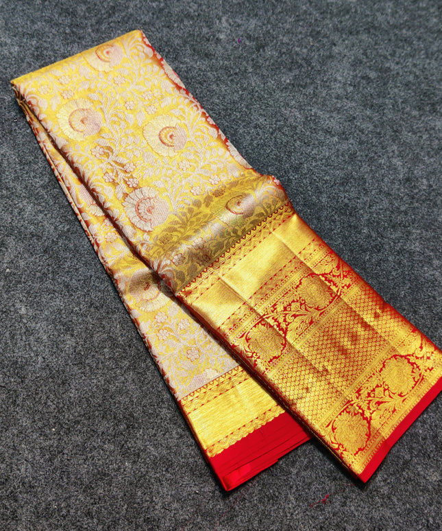 Kanchi Pattu Wedding Sarees @30% Off -KMP969