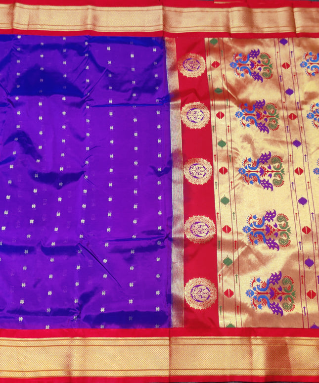 Gadwal Paithani Soft Silk Saree- GSM05