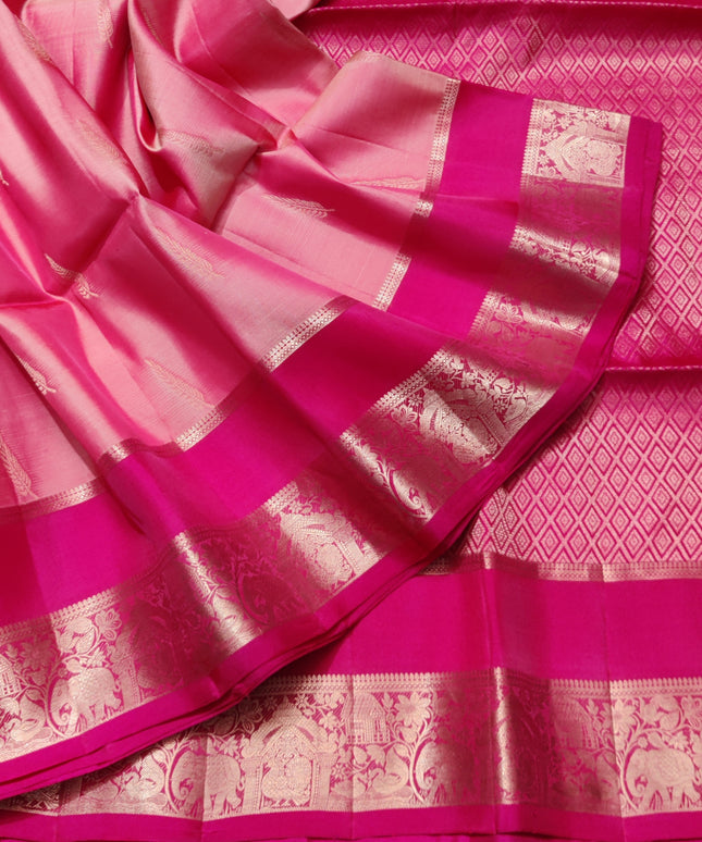 Vintage Lightweight Gap border pattu - LWP265