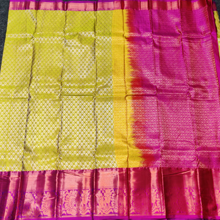 kanchi pattu half fine Bridal Saree -HF284