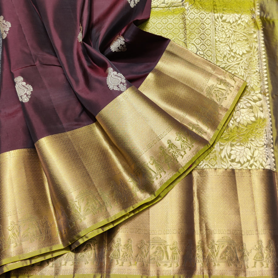 40%Off Kanchi pattu saree - KMP22