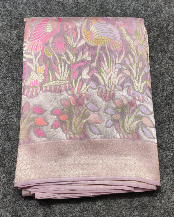 Banaras Tissue Allover Meenakari - BRS39