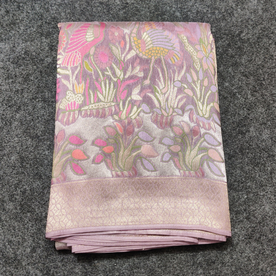 Banaras Tissue Allover Meenakari - BRS39
